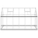 Tuinkas met basisframe 334x169x202 cm aluminium zilverkleurig