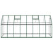 Tuinkas met basisframe 445x169x195 cm aluminium groen