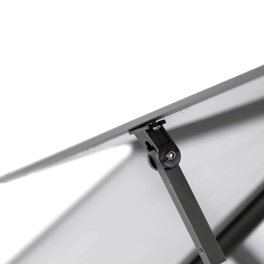 Tuinkas met basisframe 445x169x195 cm aluminium antracietkleur