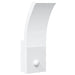 Buitenwandlampen 2 st LED met sensors gegoten aluminium wit