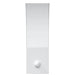 Buitenwandlampen 2 st LED met sensors gegoten aluminium wit