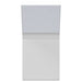 Buitenwandlampen 2 st LED gegoten aluminium wit