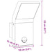 Buitenwandlampen 2 st LED gegoten aluminium wit