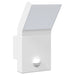 Buitenwandlamp LED met sensors gegoten aluminium wit