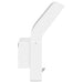 Buitenwandlampen 2 st LED met sensors gegoten aluminium wit