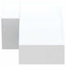 Buitenwandlampen 2 st LED met sensors gegoten aluminium wit