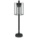 Vloerlamp voor buiten 3 st 60 cm roestvrij staal zwart