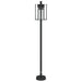 Vloerlamp voor buiten 100 cm roestvrij staal zwart