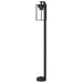 Vloerlamp voor buiten 3 st 100 cm roestvrij staal zwart