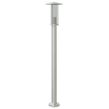 Vloerlamp voor buiten 100 cm roestvrijstaal zilverkleurig