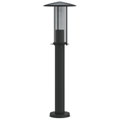 Vloerlamp voor buiten 60 cm roestvrij staal zwart