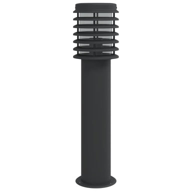 Vloerlamp voor buiten 60 cm roestvrij staal zwart
