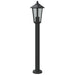 Vloerlamp voor buiten 3 st 80 cm roestvrijstaal zwart