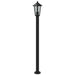Vloerlamp voor buiten 3 st 120 cm roestvrijstaal zwart