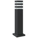 Vloerlampen voor buiten 50 cm aluminium zwart