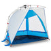 Strandtent 2-persoons waterdicht snelontgrendeling azuurblauw
