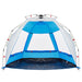 Strandtent 2-persoons waterdicht snelontgrendeling azuurblauw