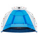 Strandtent 2-persoons waterdicht snelontgrendeling azuurblauw