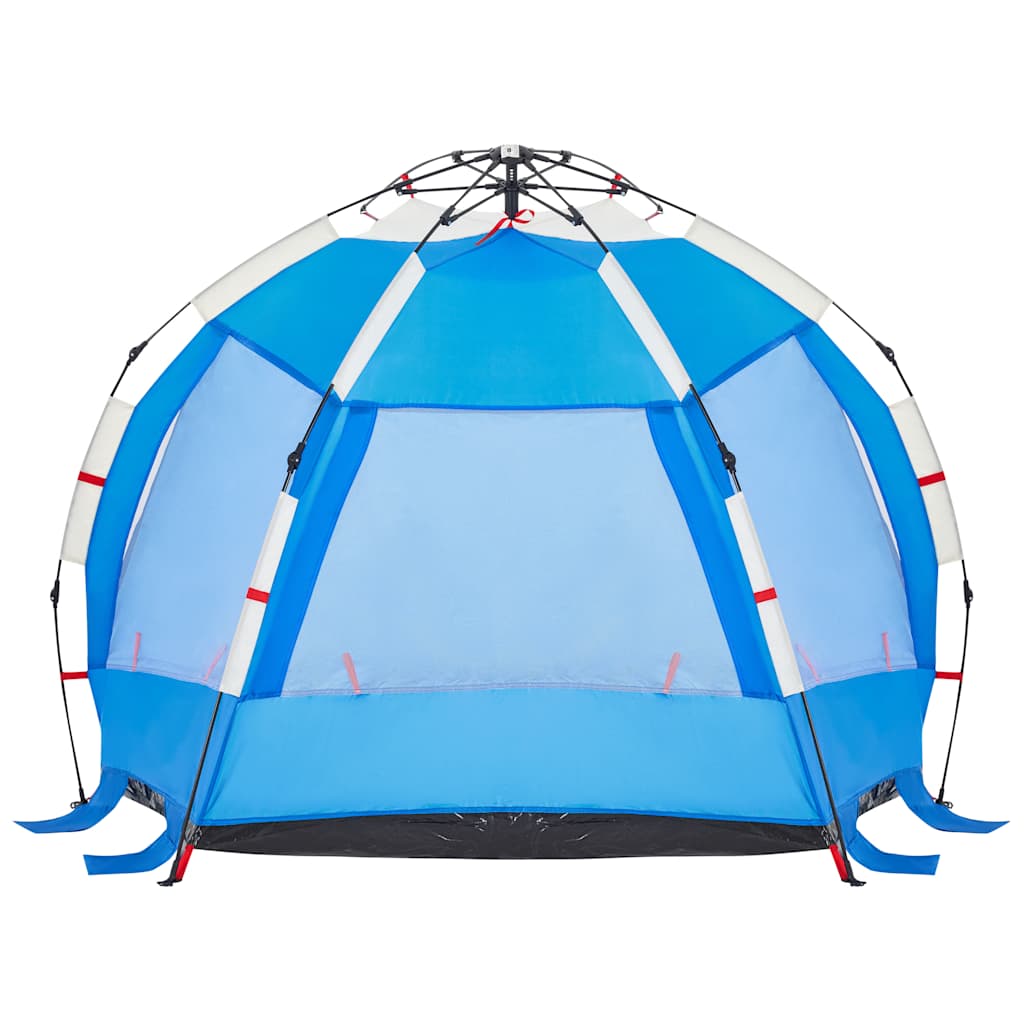 Strandtent 2-persoons waterdicht snelontgrendeling azuurblauw