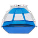 Strandtent 2-persoons waterdicht snelontgrendeling azuurblauw