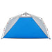Strandtent 3-persoons waterdicht snelontgrendeling azuurblauw
