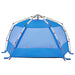 Strandtent 3-persoons waterdicht snelontgrendeling azuurblauw