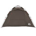 Tent 4-persoons snelontgrendeling bruin