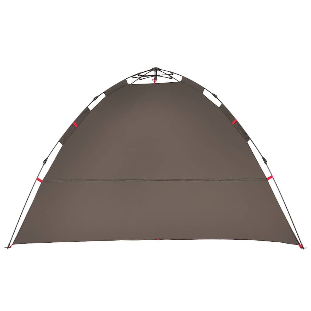 Tent 4-persoons snelontgrendeling bruin