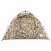 Tent 4-persoons snelontgrendeling camouflage