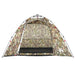 Tent 4-persoons snelontgrendeling camouflage
