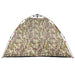 Tent 4-persoons snelontgrendeling camouflage