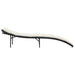 Ligbedden 2 st met kussens poly rattan zwart