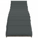 Ligbedden 2 st met kussens poly rattan grijs