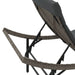 Ligbedden 2 st met kussens poly rattan grijs