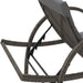 Ligbedden 2 st met kussens poly rattan grijs