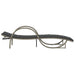 Ligbedden 2 st met kussens poly rattan lichtgrijs