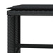 Tuinkrukken 4 st met kussens 40x40x35 cm poly rattan zwart