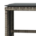 Tuinkrukken 4 st met kussens 40x40x35 cm poly rattan grijs