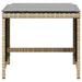 Tuinkrukken 4 st kussens 40x40x35 cm poly rattan gemengd beige