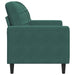 Fauteuil 60 cm fluweel donkergroen