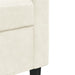 Fauteuil 60 cm fluweel crèmekleurig