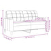 Tweezitsbank 140 cm fluweel wijnrood