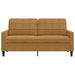 Tweezitsbank 140 cm stof bruin