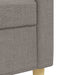 3-delige Loungeset met sierkussens stof taupe