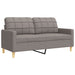 2-delige Loungeset stof taupe