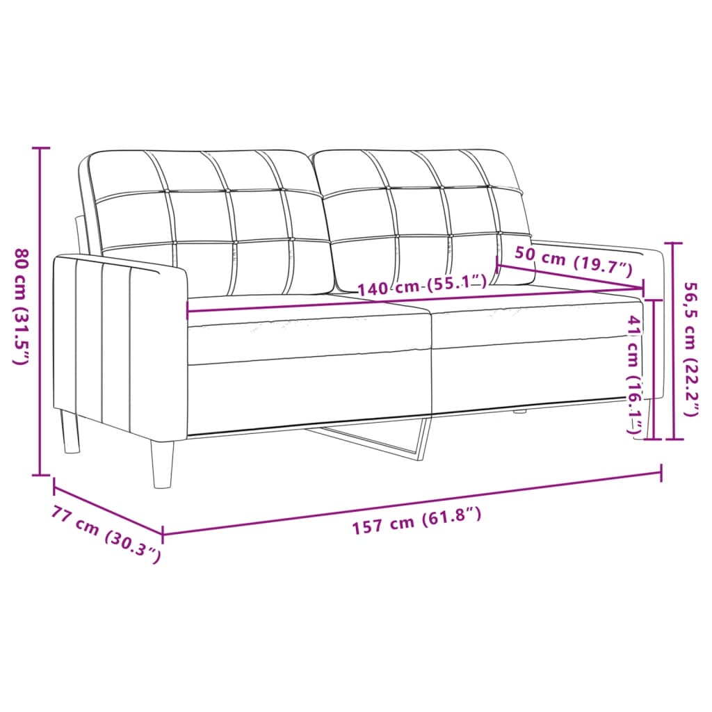 4-delige Loungeset met kussens en bolsters fluweel geel