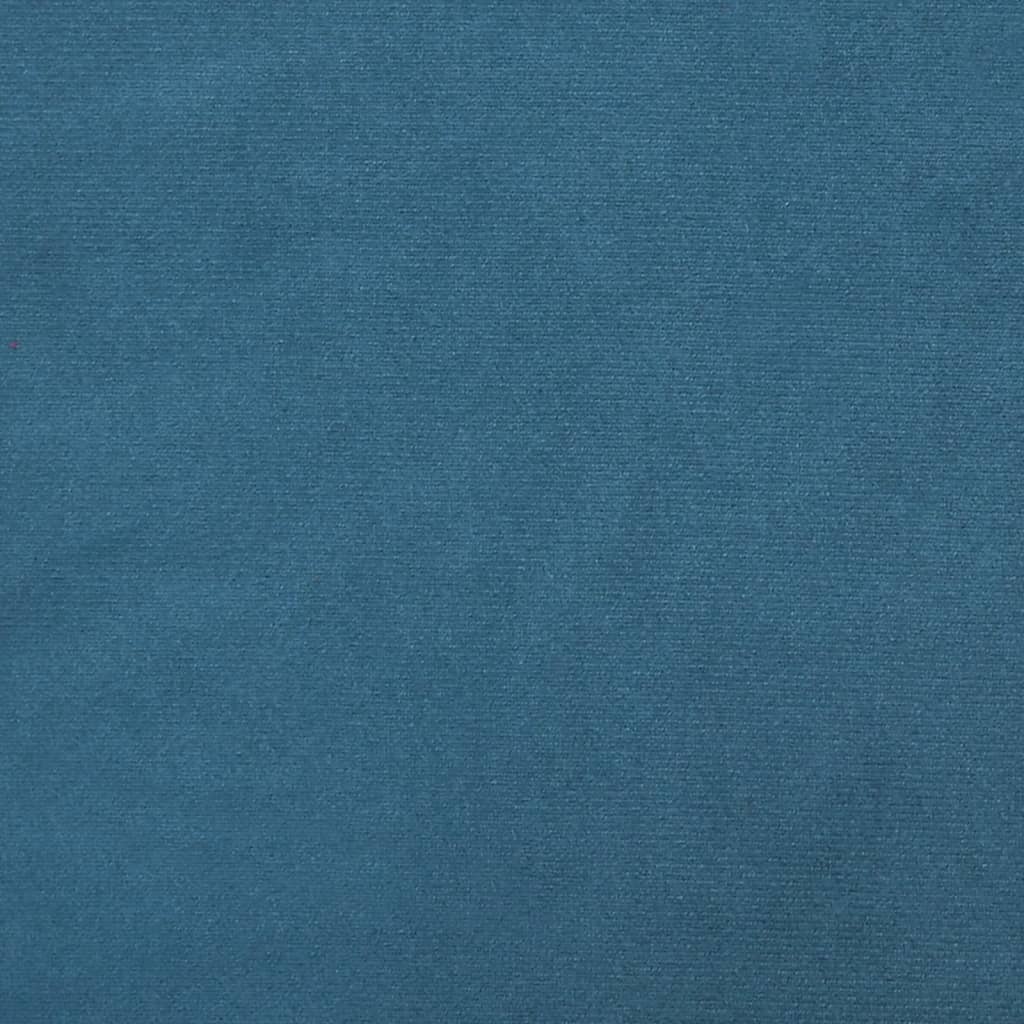 4-delige Loungeset met kussens en bolsters fluweel blauw