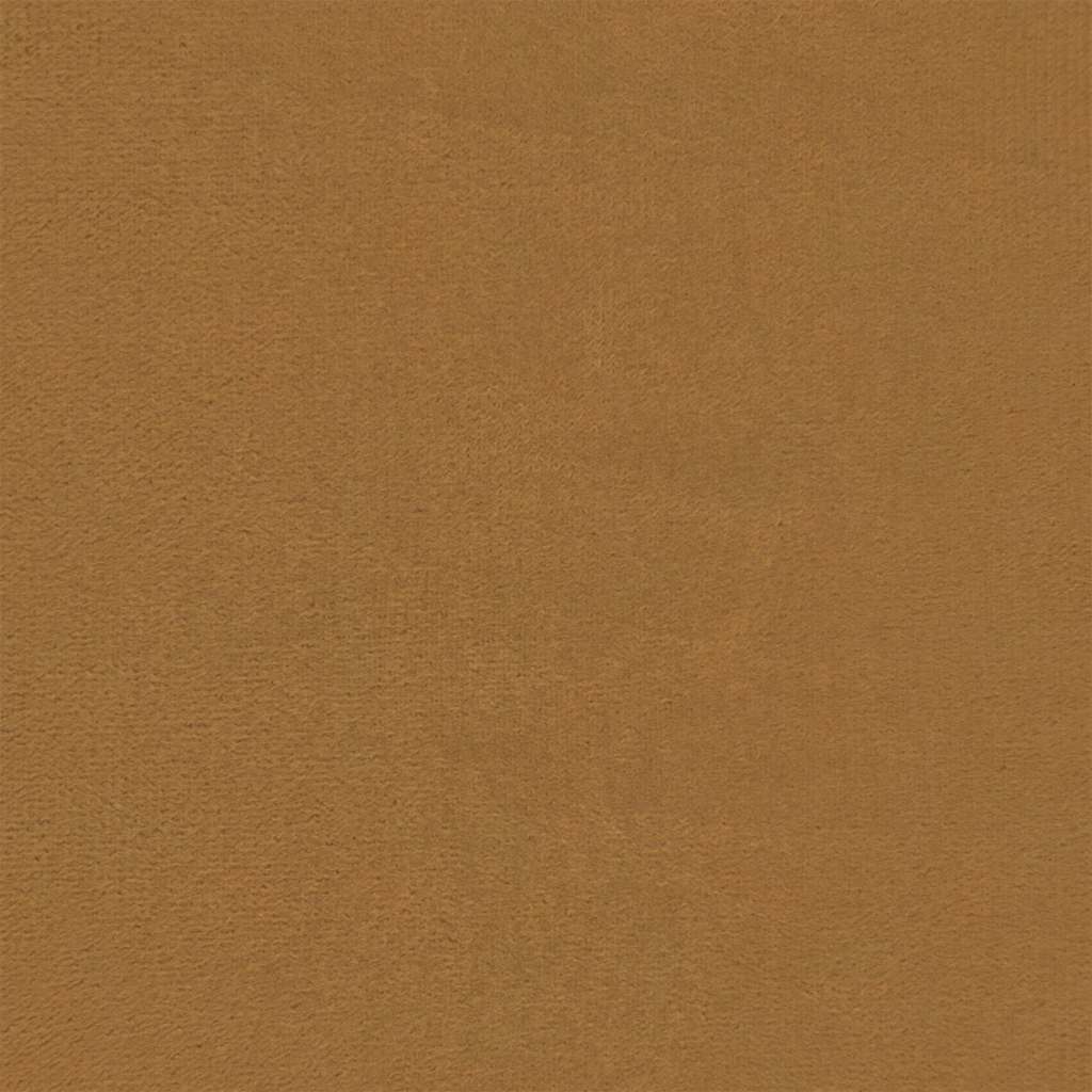 2-delige Loungeset met kussens fluweel bruin