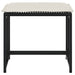 Tuinkrukken met kussens 4 st poly rattan zwart