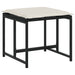 Tuinkrukken met kussens 4 st poly rattan zwart